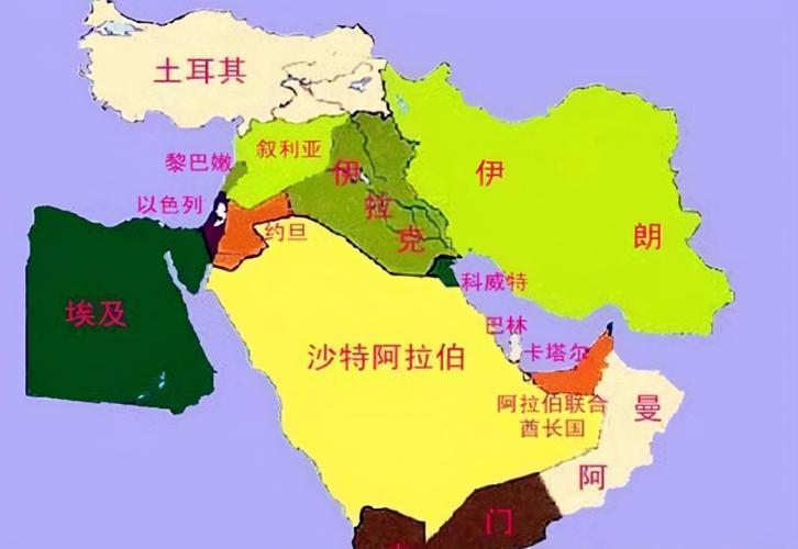 中东国家有哪些？